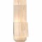 Ekena Millwork Eugene Smooth Timber Gable Bracket, Douglas Fir, 36"W x 15"H x 5 1/2"D x 5 1/2"F, 10/12 Pitch GBW036X15X0606EUG00SDF - alternate 3